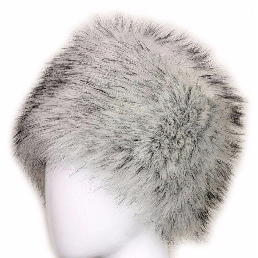 Ski Winter Earmuff Faux Fur Snow Hat Ear Cap Headband Hat Russian Ushanka