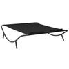 Sun Lounger Fabric Black