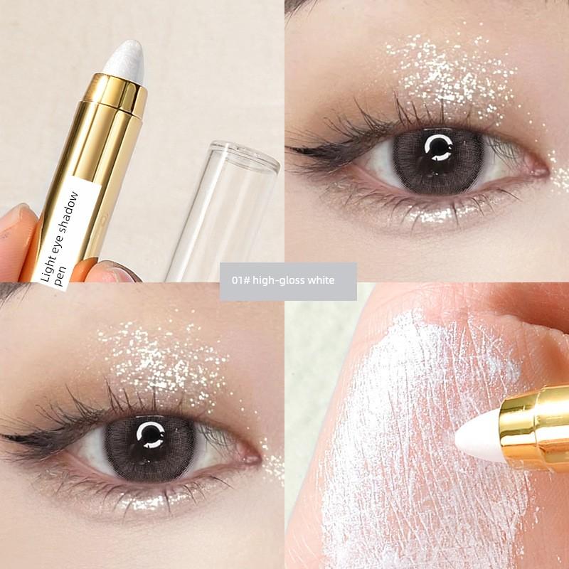 Mkingpretty Bean Bag Eye Makeup Highlight Eyeliner Pen Eye Shadow Pen Double-Headed Smudger No Falling out Official Authentic Products