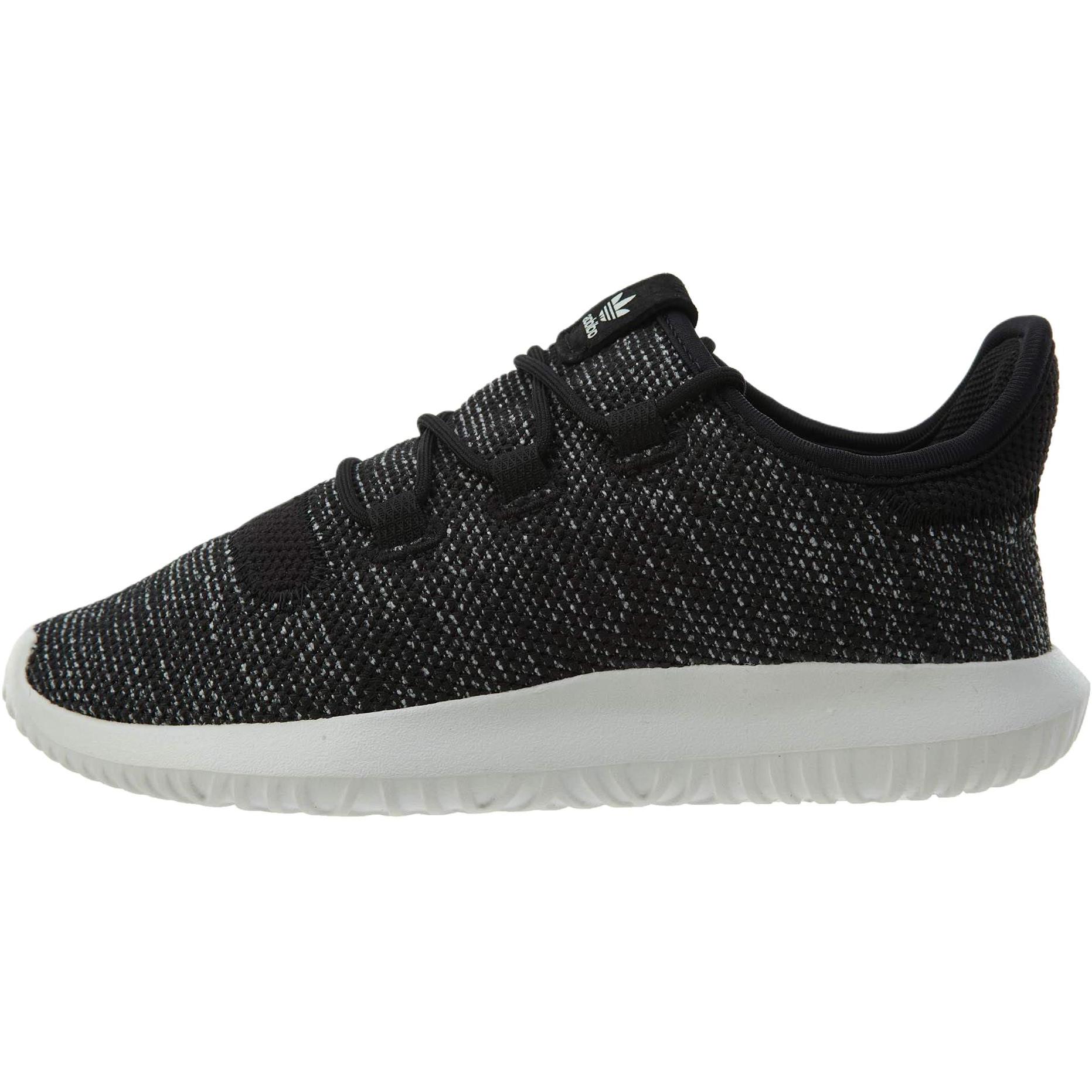 Adidas Originals Tubular Shadow Comfortable And Trendy Abrasion Resistant Breathable Low top Kids Lifestyle Shoes Black BY2222 35