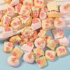 10pcs Petite Creative Strawberry Cake Handmade DIY Cream Resin Small Jewelry Material Workmanship Accessories