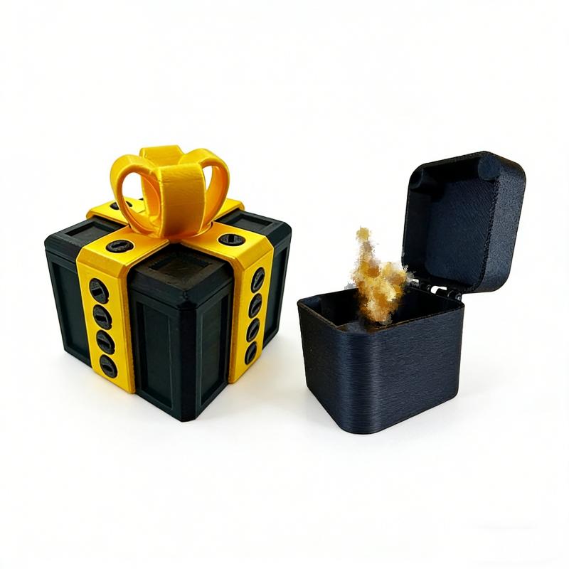 Surprise creative Christmas birthday surprise gift box, screw box, prank empty box, gag gift for friends, abstract toy.