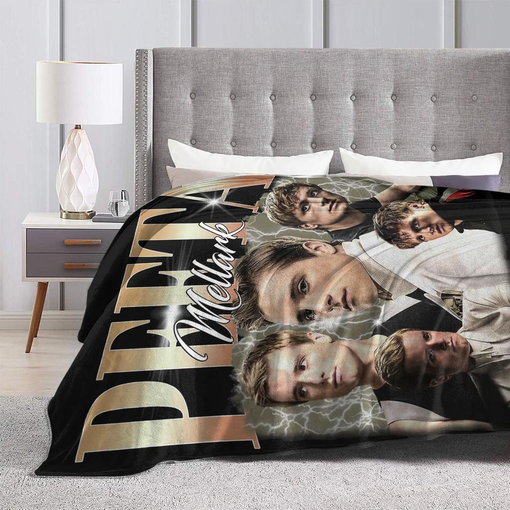 Peeta Mellark Limited Hunger Games Blanket Fleece Autumn/Winter Multi-function Super Soft Throw Blankets for Sofa Bedroom Quilt