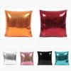 Luxurious Satin Sequin Pillow Cover 17 Inches With Handpainted Floral Design For Home Decor