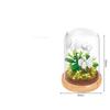 Non-Toxic Moc Creative Wisehawk Mini Flower Pot Plant Building Block Funny Tulip Decoration Bricks Diy Christmas Children Kids Toys Gifts