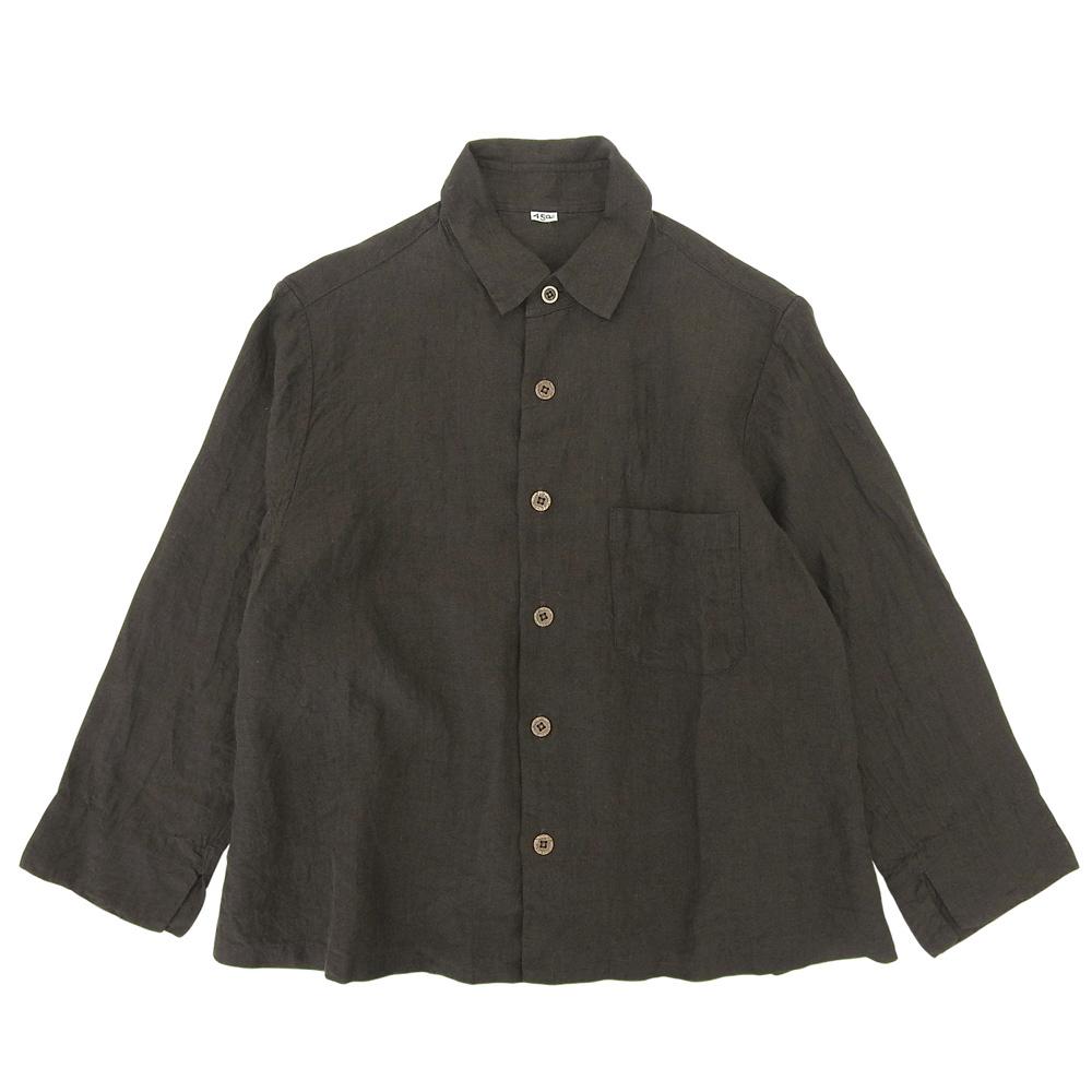 45R Excellent Condition Indian Linen Square Shirt, Women's, Brown, Size 70530122 Tops ― BrownUsed