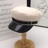 Ladies' Woolen Beret Retro Newsboy Hat Woolen Sailor Hat