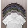 Men's polo shirt, business short-sleeve, solid color, summer, turn-down collar, high-end casual versatile T-shirt