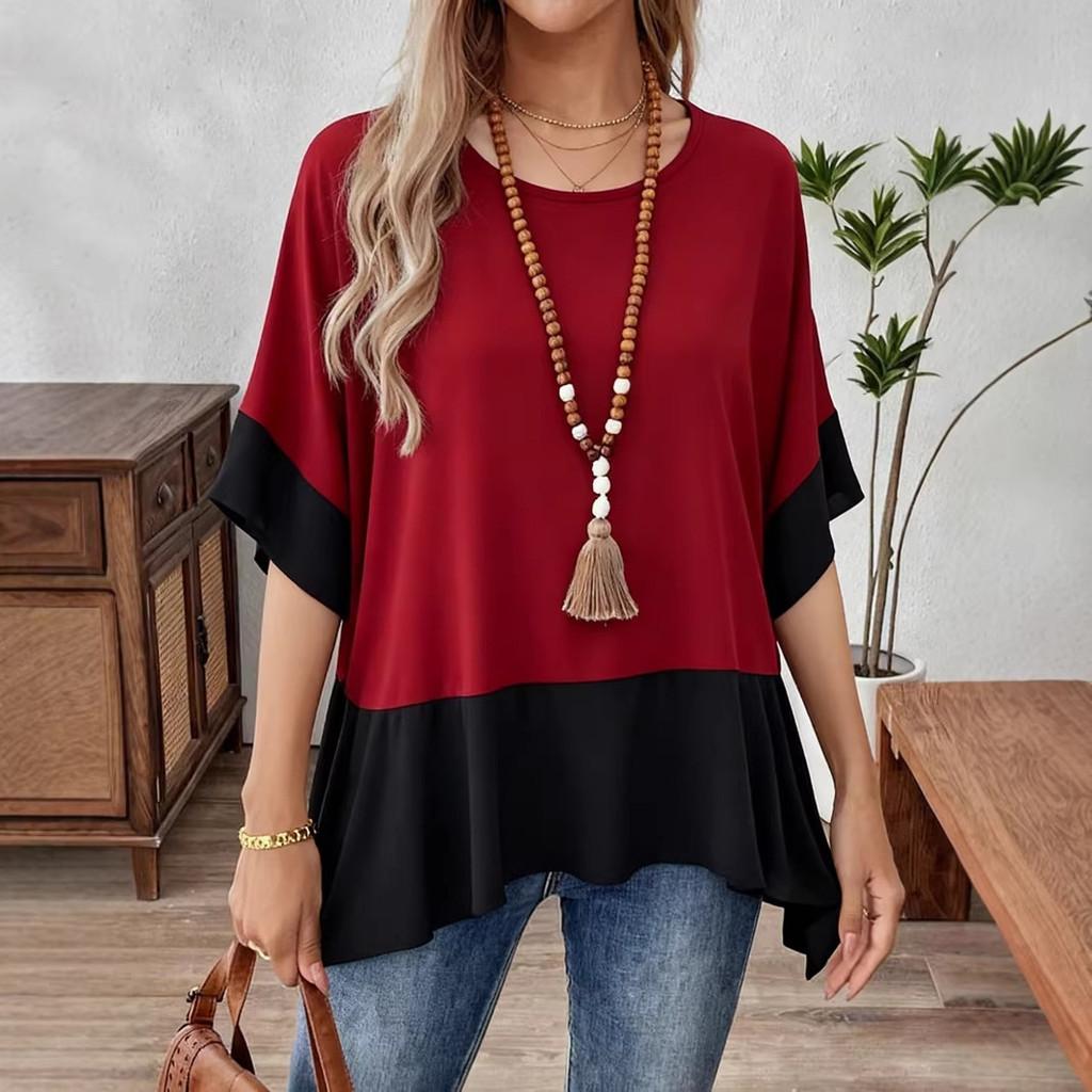 Street Style T Shirt For Women With Pastiche Fabric And Casual Fit For Daily Wear