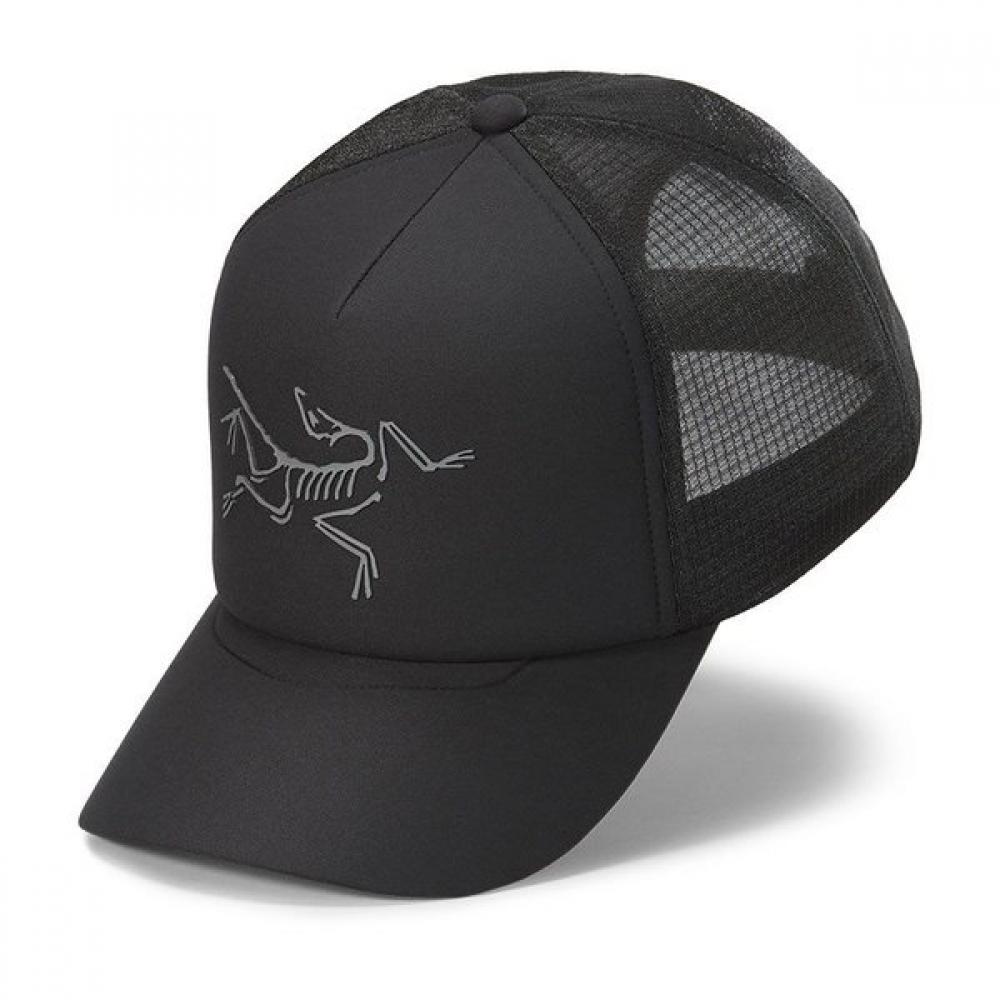 Arcteryx Men S Hiking 26 SS Bird Trucker Curved Brim Hat Su07764 BLACK / ONE SIZE