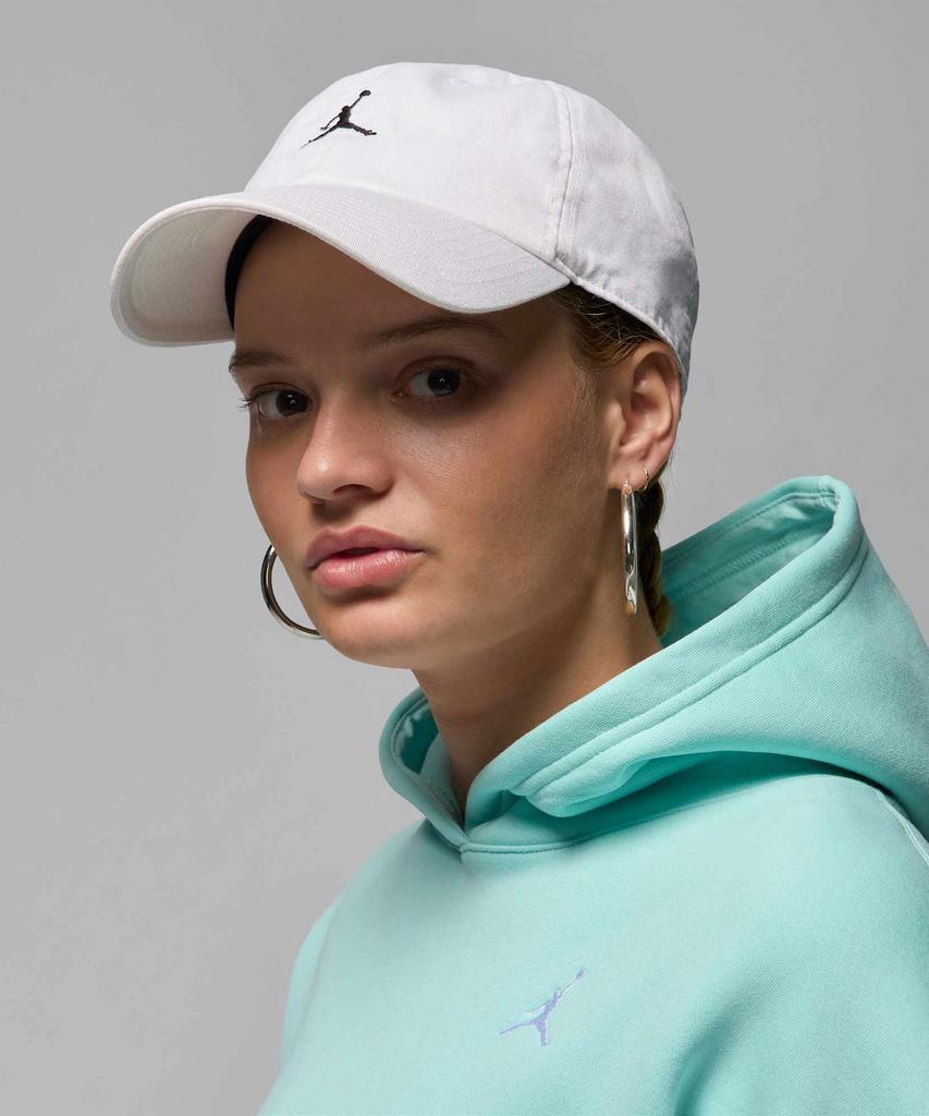NIKE Jordan Club Unstructured Curve Bill Cap - White:Black / Hq1963-100