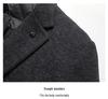 2025 Men's Wool Suit-Style Thick Down Jacket