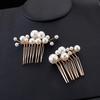 5PCS/Set Pearls Wedding Hair Comb Bridal Hair Pins Clips Women Hair Jewelry Accessories Headpieces