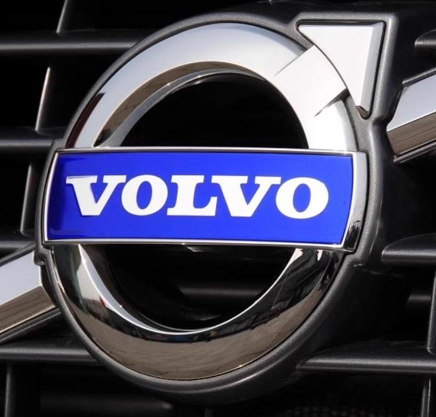 1ks 3D modrá/černá pro VOLVO XC60 XC90 Auto Znak Přední Mřížka Kapota Kapota Samolepka Odznak Obtisk Stylingové Auto Příslušenství