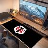Black Symbol Large Size Mouse Pad Large Gaming Table Cushion Nonslip Laptop Tablet Big Mousepad Xxl Mat Mini Pc Playmat With Lock Edge