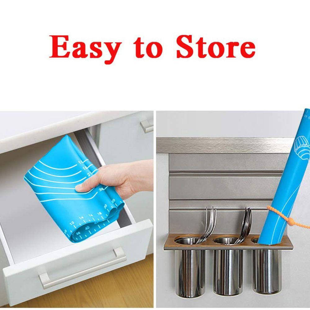 Silicone Kitchen Flour Rolling Pastry Rolling Mat Kneading Dough Pad Baking Mat Bakeware Liners