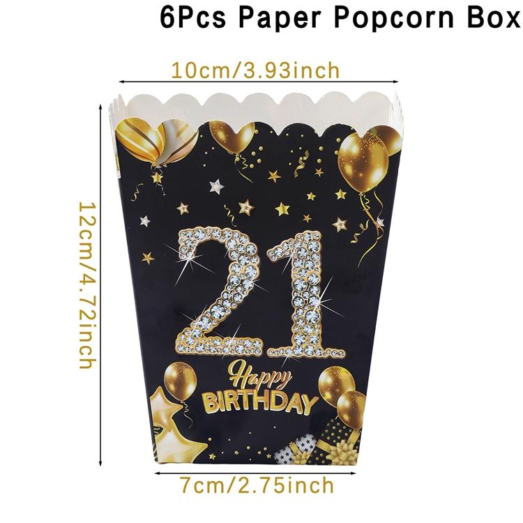 Jungle Safari Popcorn Candy Box Mermaid Butterfly Donut Hawaii Birthday Party Decor Kids Strawberry Wedding Party Supplies Gifts