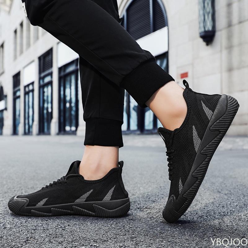Fashion Men's New Breathable Mesh Shoes Summer Casual Sneakers Versatile Running Shoe Trendy Comfortable Male Vulcanized Shoes Homme