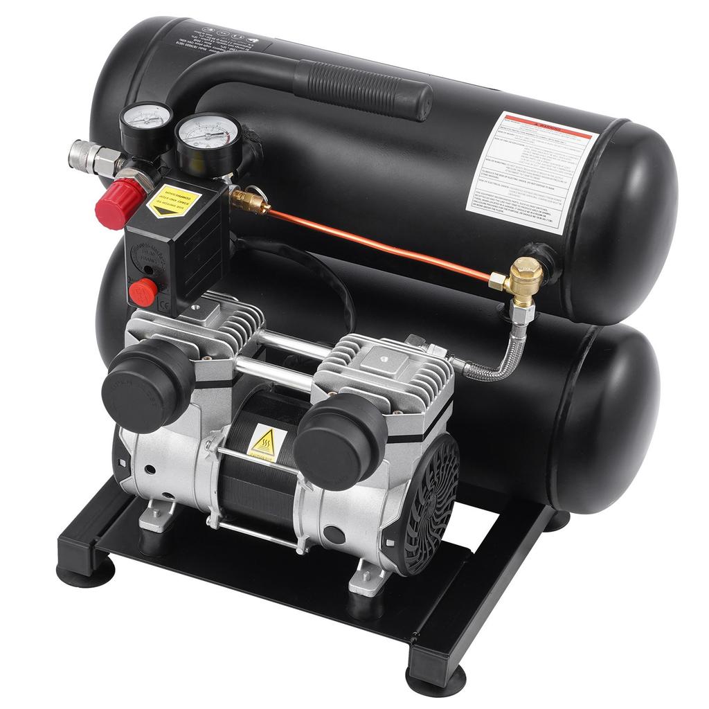 VEVOR Air Compressor, 4.6 Gallon Steel Tank, 1HP 2.0 CFM@90 PSI Oil Free Air Compressor & Max. 120PSI Pressure