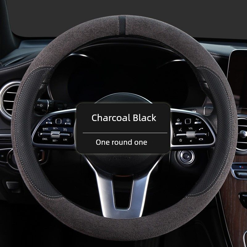 26 New Car Steering Wheel Covers for Men and Women, Universal for All Seasons, Personalized Anti-Slip Trendy Brand Steering Wheel Covers