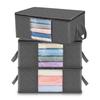 1/3/6pcs Foldable Clothes Storage Bag Large Capacity Blanket Storage Bag Storage Containers for Home Organizing Bedroom Clothing