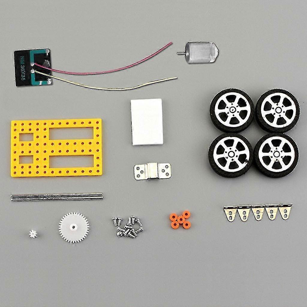Solar Car Diy Toy Set Solar Powered Car Kit Educational Science For Kid - PJ