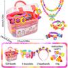 Childrens Diy Pop Bead Kit With Plastic Material For Creative Crafting And Parentchild Interaction