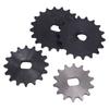 420 Chain Sprocket 14T 16T 18T 20T Sprocket Inner Diameter 12x17mm H Hole Motor Chain Sprocket Accessories
