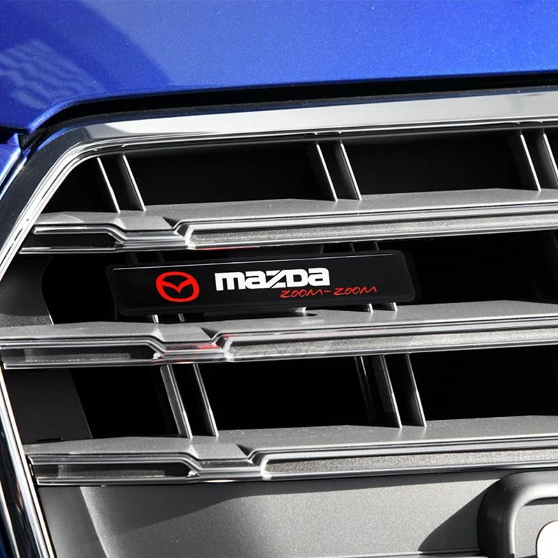 2025 Hot Car Front Grille LED Light Sticker Emblem for Mazda MX5 CX9 CX7 CX5 MX3 Atenza Axela 2 3 323 5 6 RX8 RX7 Speed 6 Access