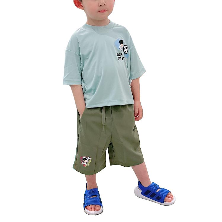 Adidas Casual Sportswear SS25 Green Children Aged 3 7 Years Old JM7984 104