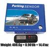 4 Parking Sensor Buzzer Reverse Backup Rear Radar Alarm System Kit Led Display