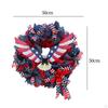 4TH of July Patriotic Eagle Mesh Wreath Front Door Hanging Decoration Sturdy