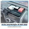 JIDIXIAN fit for Jeep Wrangler JK 2007 2008 2009 2010 Car Interior Center Console Phone Holder Storage Box Accessories