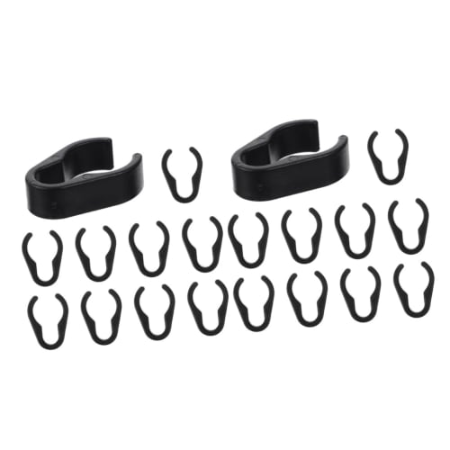 Gadpiparty 20pcs Microphone Cable Holder Clips for Microphones, Flexible and Durable