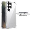 Luxus Hohe Transparenz Anti-Schock Hülle für Samsung Galaxy S25 S24 S23 S22 S21 Ultra Plus S25Edge S24FE S23FE S21FE Bumper Abdeckung