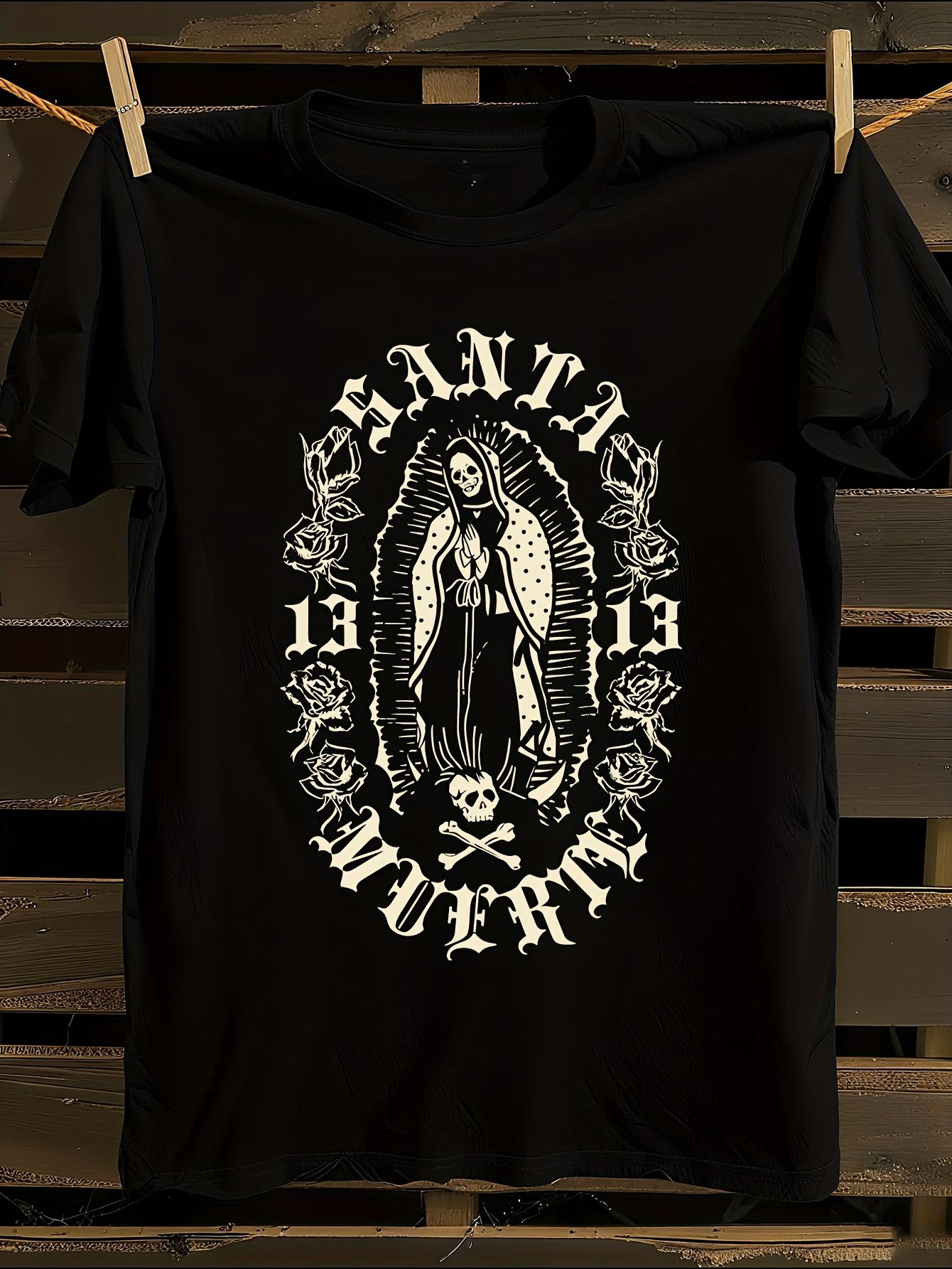 Gothic Santa Muerte 13 T-shirt XL