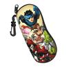 Invincible Poster Glasses Case Unisex Anti-Fall Zipper  Eyeglasses Storage Box Eye Contacts Case