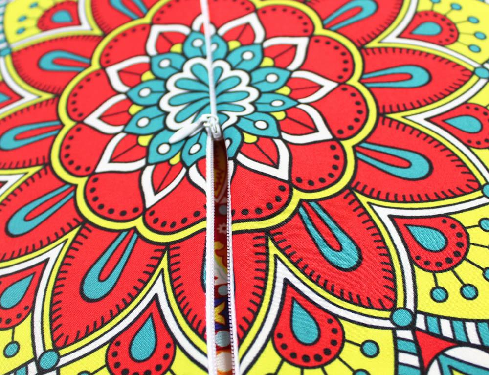 Indische Bodenkissen, runde, böhmische Kissen, Kissenhülle, Kissen