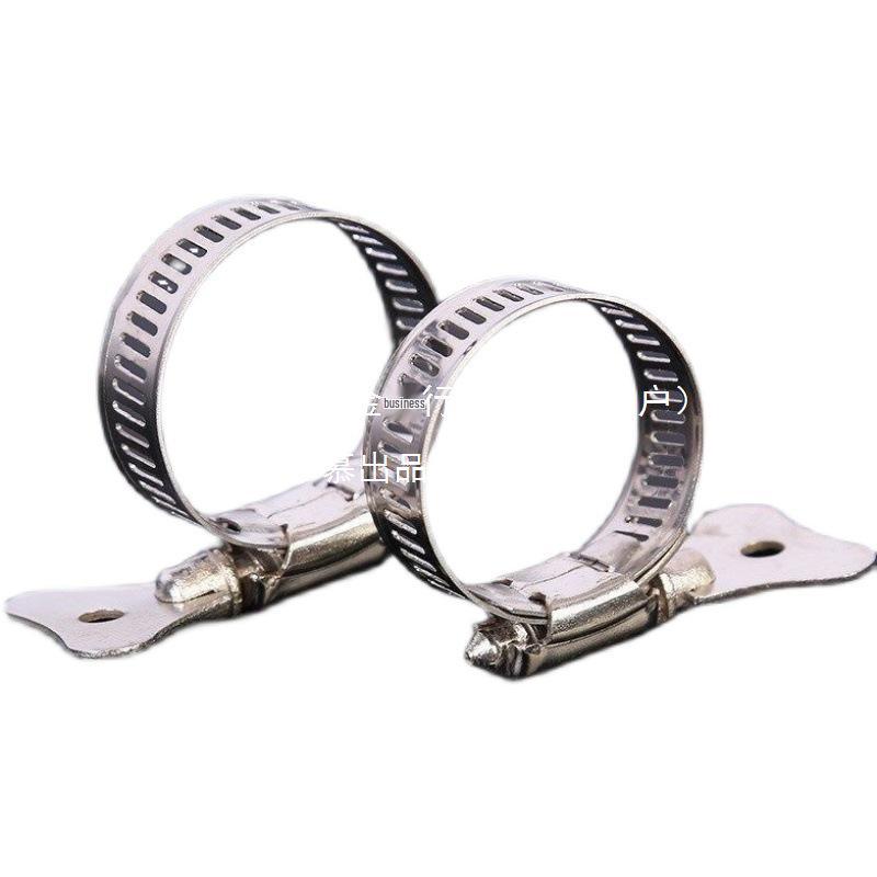 Universal Stainless Steel Water Hose Clamp with Handle - Flexible Car Wash Gun Connector