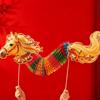 Cartoon Chinese Paper Dance Horse 2026 Horse Year 3 D Dragon Horse Craft Handmade New Year Decoration Spring Festival Supplies