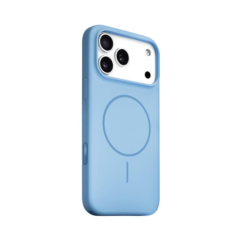 Liquid Silicone Ai Camera Shutter Button Case for iPhone 17 Pro Max with Magnetic Pop-Up Cover Animation Magsafe Compatible