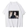 Merchandising Film Leonardo DiCaprio Scene Classiche Cotone Lavato Retrò Americano T-shirt Estiva Manica Corta
