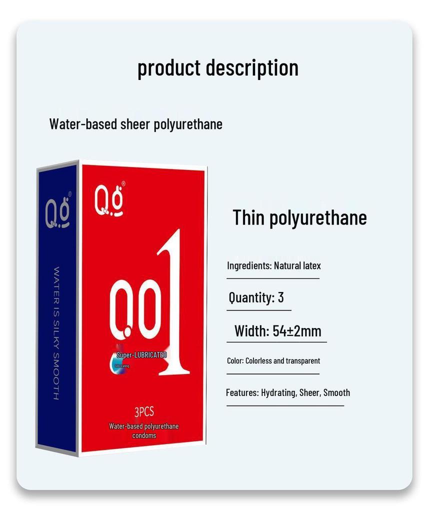 Q-point Ultra-Thin Hyaluronic Acid Condoms: Long-Lasting and Safe for Enhanced Pleasure.