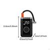 Cordless Tire Inflator with LED Light Sturdy Portable for Bicycle Balls
