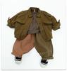 Kinder Baumwoll-Leinen Karottenhose: Frühling & Herbst Koreanischer Stil, Farbblockierte Freizeitkleidung für Kleinkinder & Kinder