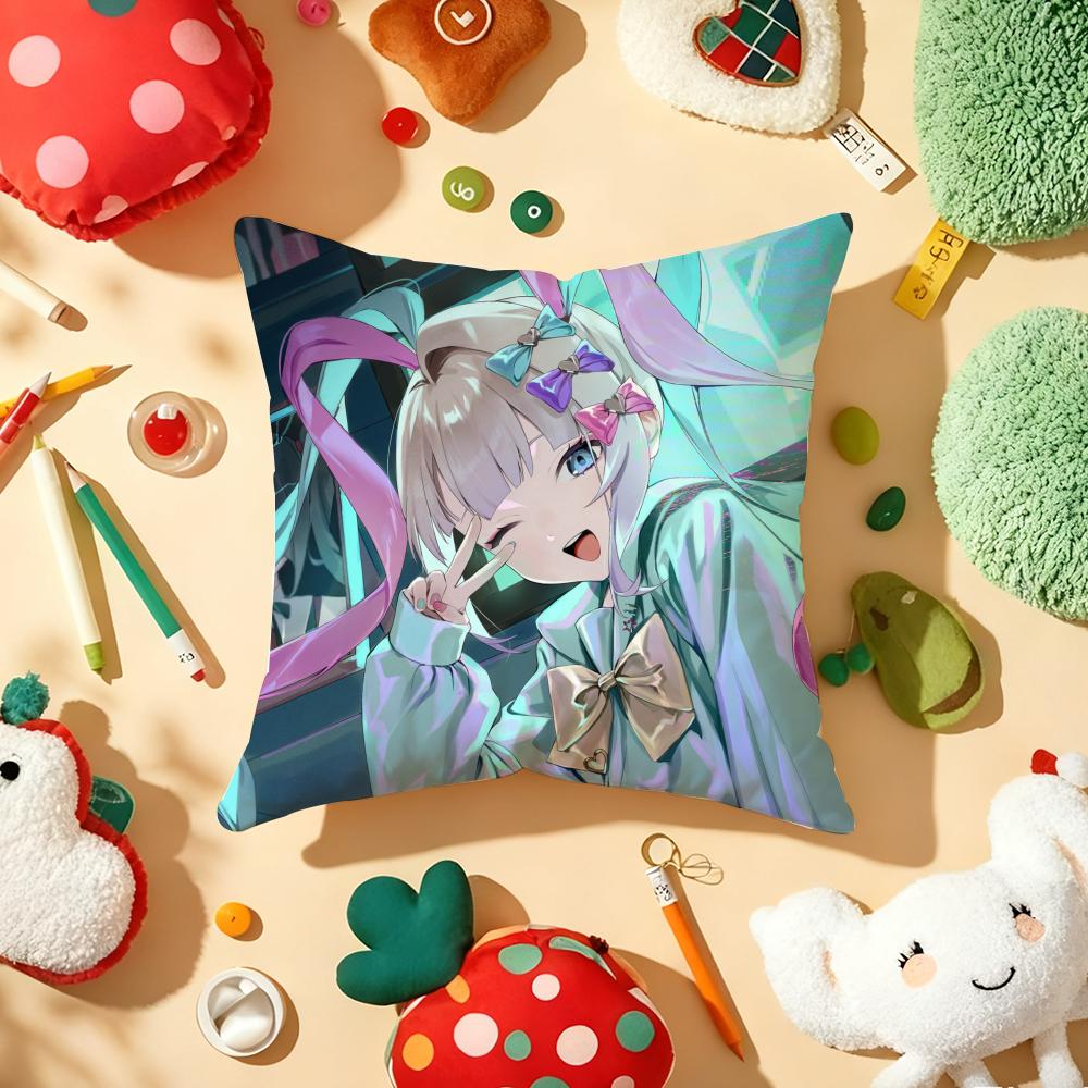 NNeedy Girl OverdoseS Game Cushion Cover Plush Fabric Soft DoubleSided Printed Sofa Warm Winter Home Gift Pillow Cover
