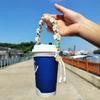 Outdoor Water Bottles Handle Handwovens Flower Cord Drink Bottle Carriers Strap