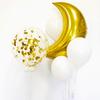 28-inch Moon Aluminum Foil Balloon for Qixi Festival, Valentine's Day, Weddings, and Children's Birthday Decorations