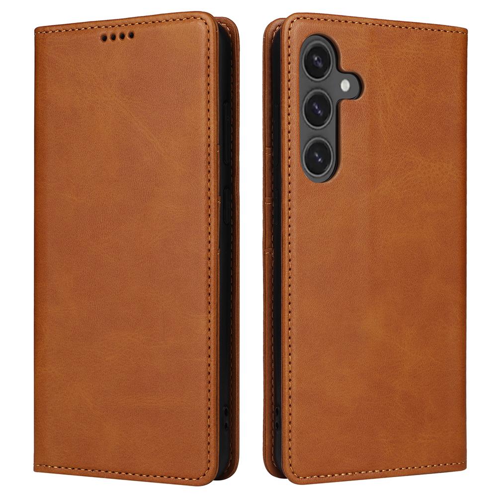For Samsung Galaxy S25 FE Case RFID Blocking PU Leather Phone Wallet Cover