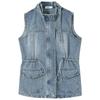 Denim Vest Jacket Women's Spring Autumn Temperament Versatile Loose Ladies Korean Version Elegant Female Tank Coat